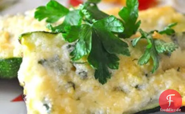 Gegrillte Knoblauch-Parmesan-Zucchini