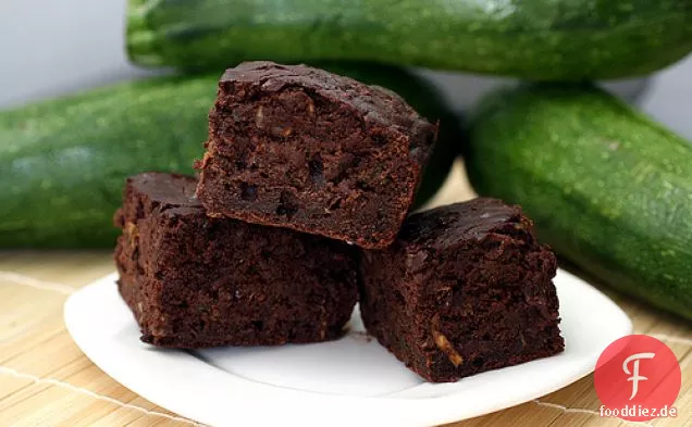 Doppelte Schokoladen-Zucchini-Brownies