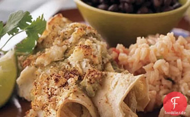 Hühnchen-Enchiladas mit Salsa Verde