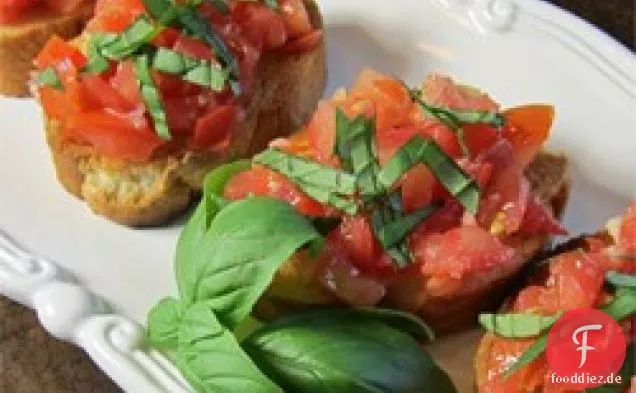 Bruschetta mit Schalotten