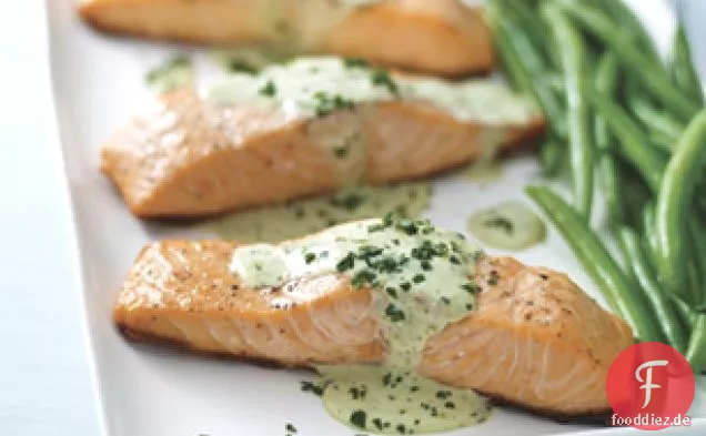 Gegrillte Pesto Lachs