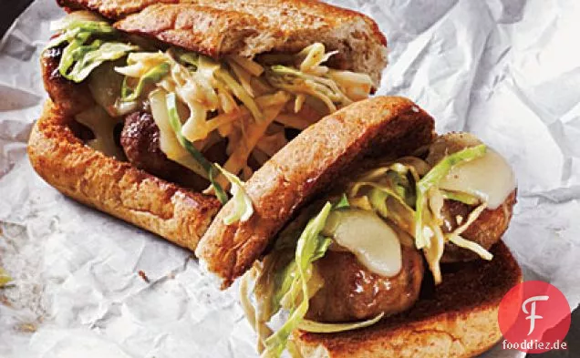 Türkei Frikadelle Reuben Subs