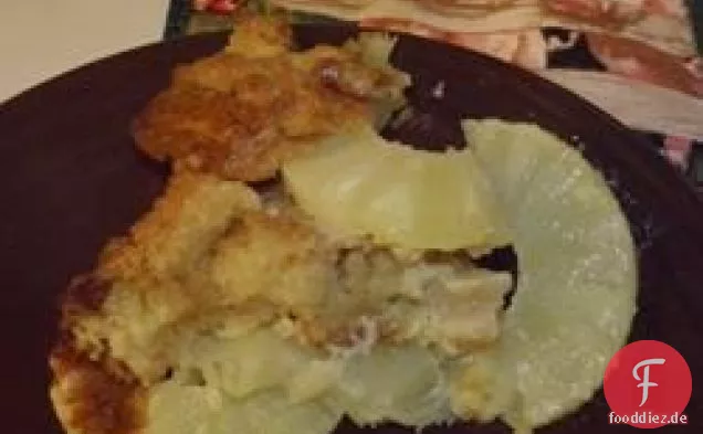 Gebackene Ananas