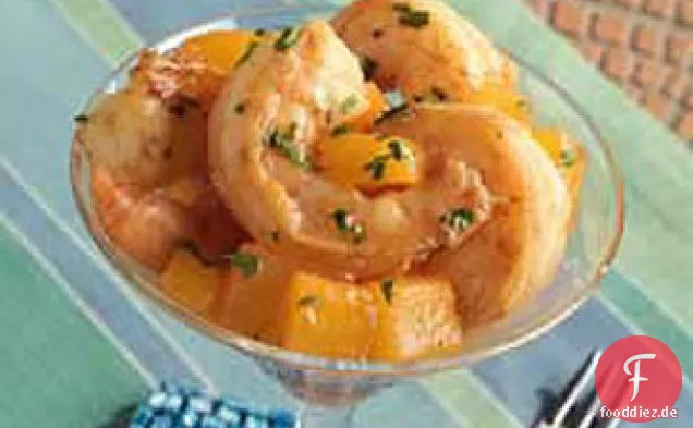 Ananas-Mango-Garnelen