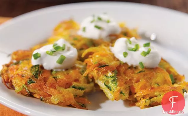 Karotten-Zucchini-Latkes