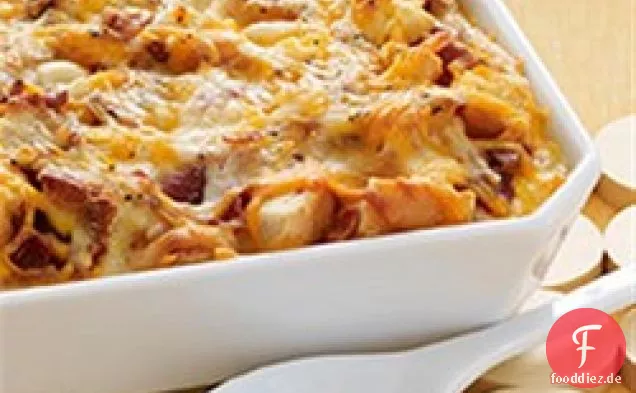 Cheesy Speck Ei Brunch Kasserolle