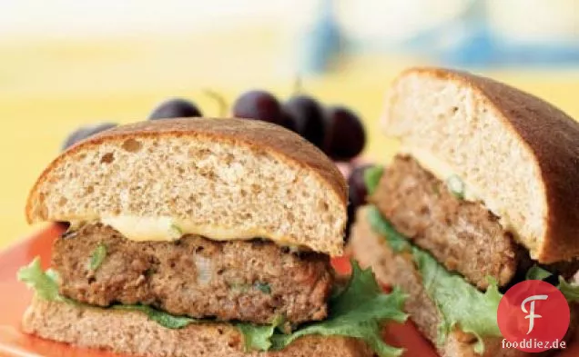 Truthahn Burger mit spezieller Sauce