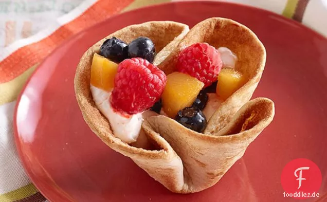 Tortilla-Fruchtbecher