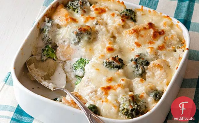 Huhn Brokkoli Reis Backen
