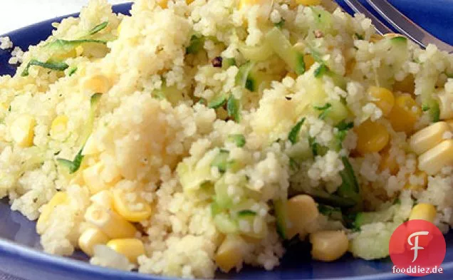 Couscous und Sommer Gemüse Anbraten