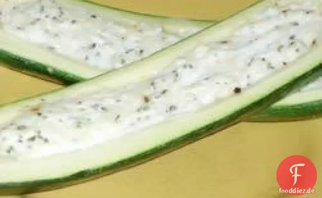 Ricotta gefüllte Zucchini