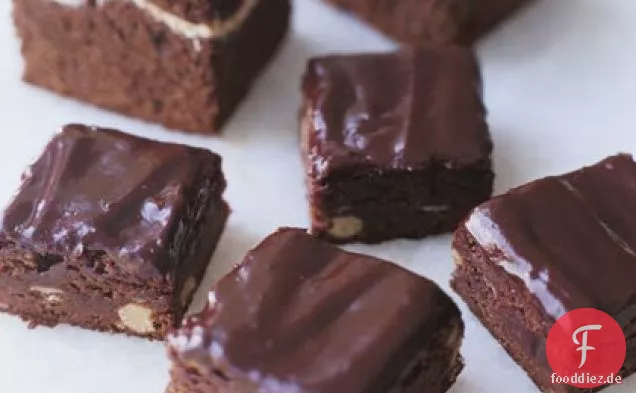 Dunkle Schokolade Brownies