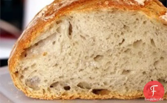 No-Kneten handwerklichen Stil Brot