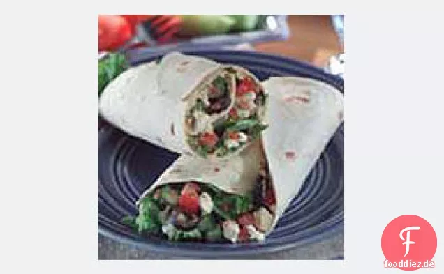 Griechische-Salat-Wrap