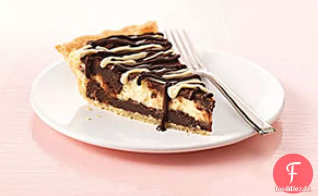 Frischkäse Brownie Pie