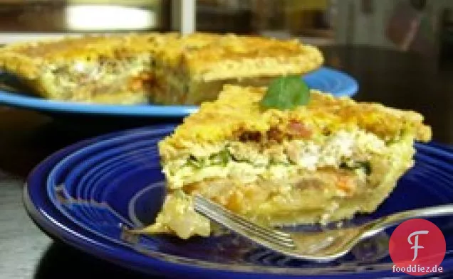 Tomaten-Basilikum-Quiche