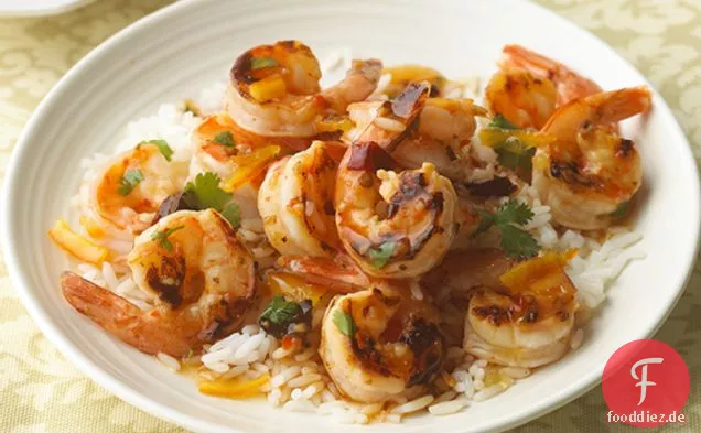 Chipotle-Orangen-Garnelen -