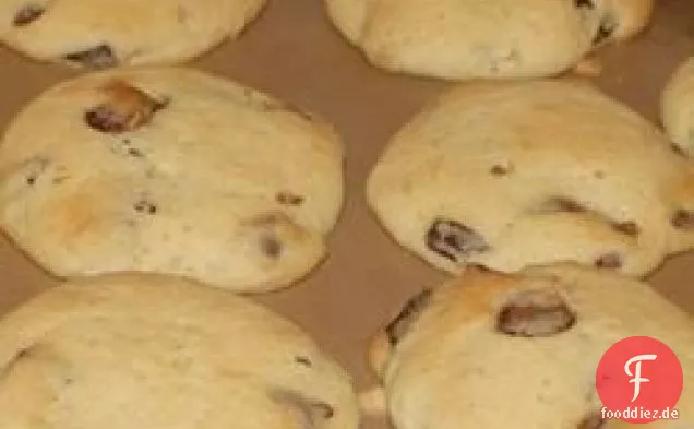 Saure Sahne Schokolade Chip Cookies