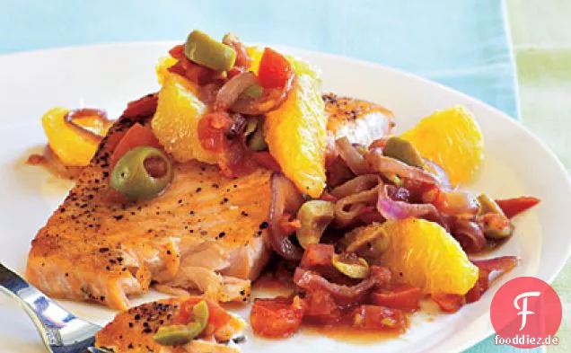Tomaten-Zitrus-Lachs