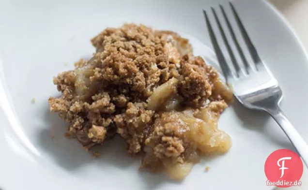 Einfacher Apfel knusprig