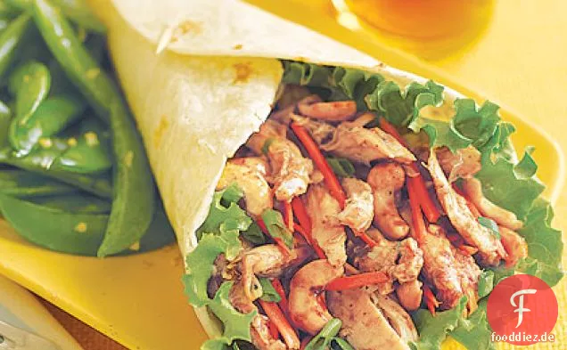 Hoisin Huhn Wraps