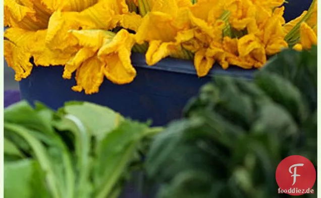Gefüllte Zucchiniblüten