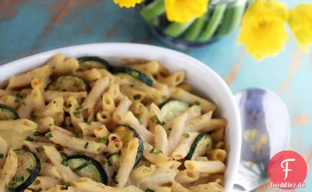 Cremige Penne Pasta Backen Mit Zucchini