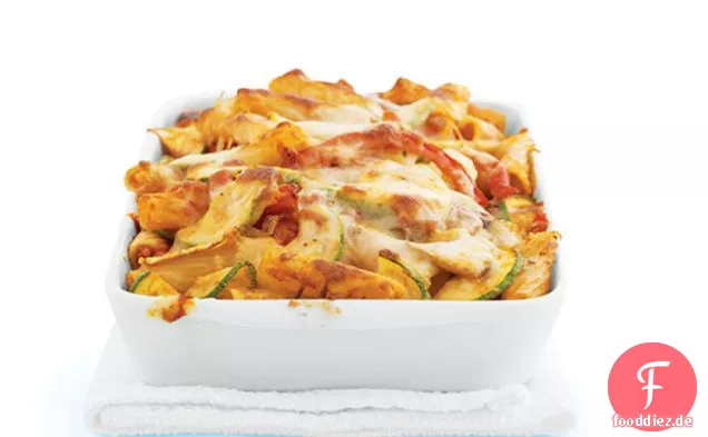 Toskanische vegetarische gebackene Ziti
