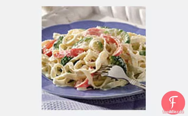 Gemüse-Fettuccine Alfredo