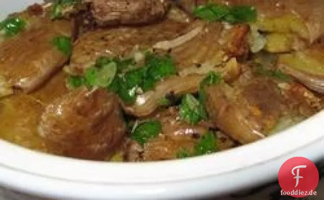 Zerschlagene Kartoffeln