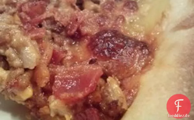 Echte Cheeseburger Pizza