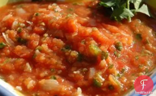Gebratene Tomaten-Salsa Ich