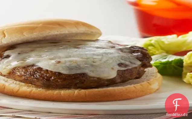 Fünf-Käse-Pfanne Burger