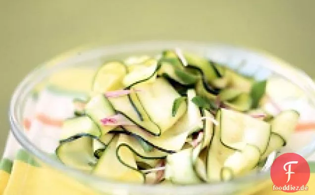 Zucchini-Bänder Mit Minze