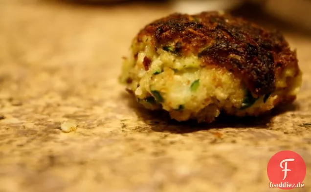 Zucchini-tofu-Kroketten