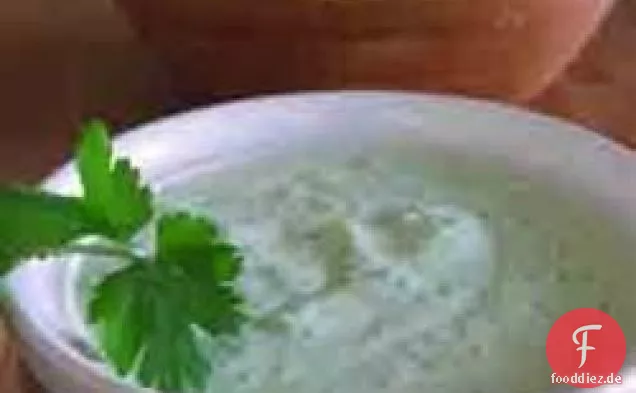 Cilantro Serrano Sahnesauce