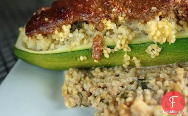 Erdnuss-gefüllte Zucchini + Gewinner