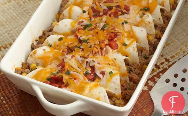 Chipotle-Cheddar-Rindfleisch-Enchiladas