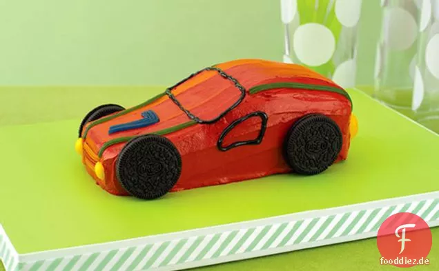 Rennwagen Kuchen