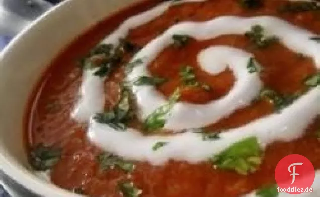 Tomaten-Basilikum-Suppe