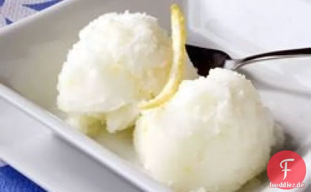 Zitronensorbet