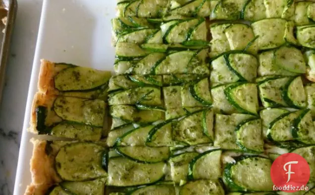Zucchini-gruyere-Torte