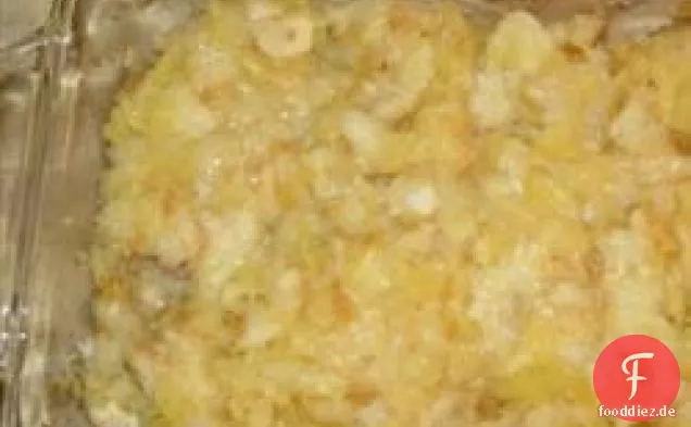 Überbackene Ananas
