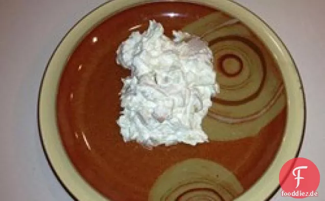 Frischkäse Obstsalat