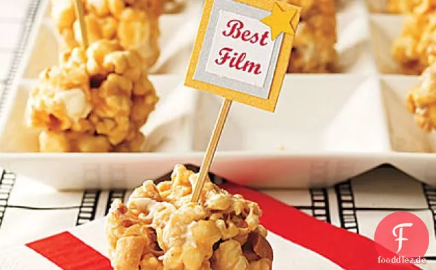 Süße und salzige Popcorn-Kugeln