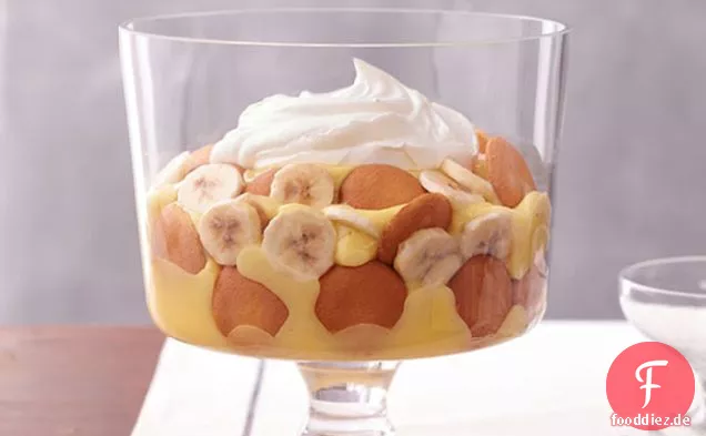 Einfacher südlicher Bananenpudding