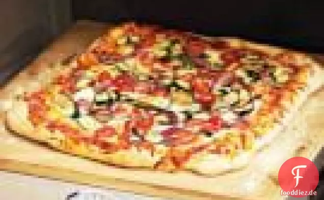 Sizilianische Zucchini-Pizza