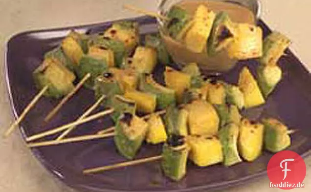 Mango-und Avocado-Spieße