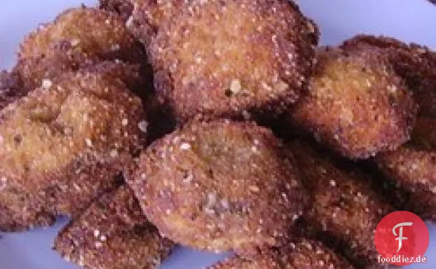 Gebratene Pilze mit Feta-Käse-Sauce