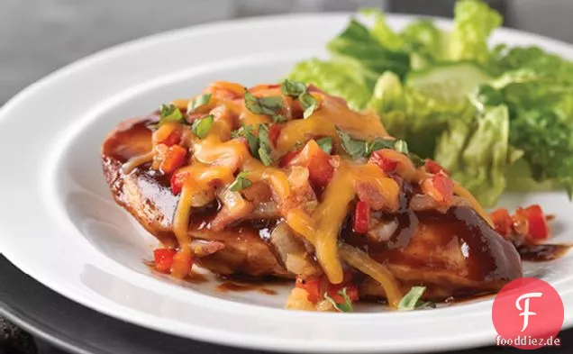 Cheesy Southwest ofengebackenes Huhn für zwei